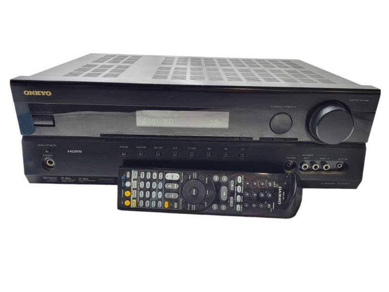 ONKYO AV Receiver Amplifier TX-SR307 w/ Remote Controller READ $