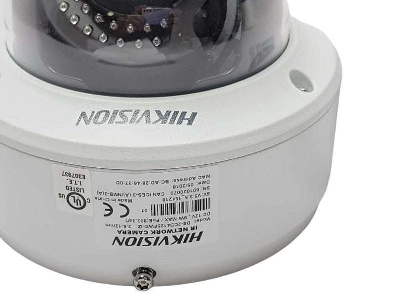 HIKVISION DS-2CD4125FWD-IZ 2MP Smart IP Indoor Dome Camera Q_