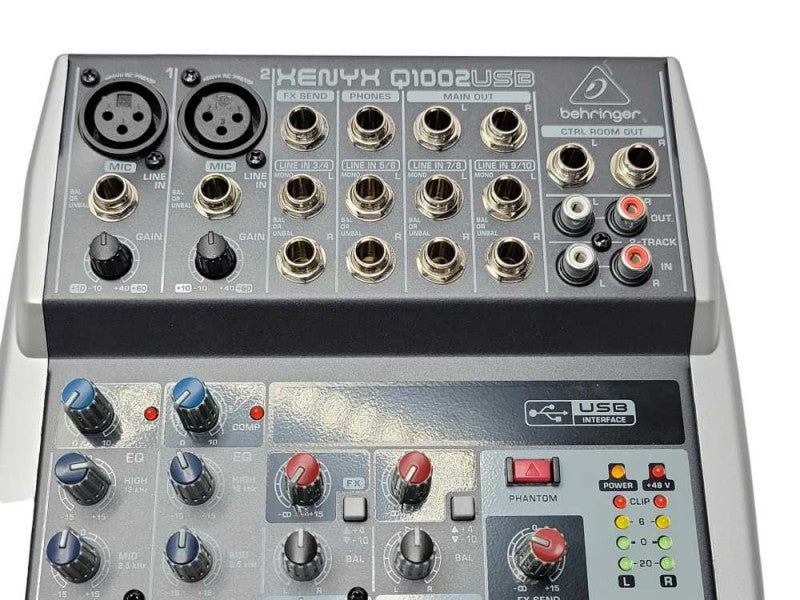Behringer Xenyx Q1002USB Mixing Console READ _