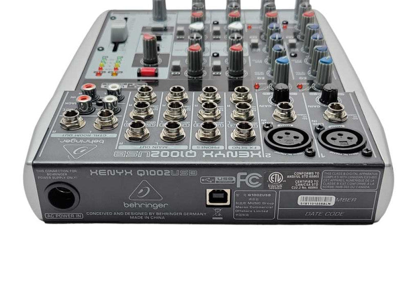 Behringer Xenyx Q1002USB Mixing Console READ _