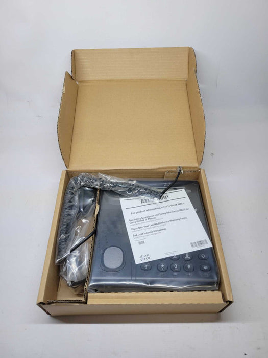 Cisco 6921 CP-6921-C-K9 VOIP Telephone Wired IP Phone Black