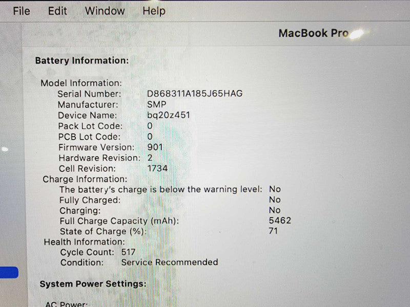 Apple Macbook Pro 2018 15\\" Core i9-8950HK @ 2.9GHz 32GB DDR4 1TB SSD Radeon Pro 560X 4GB (