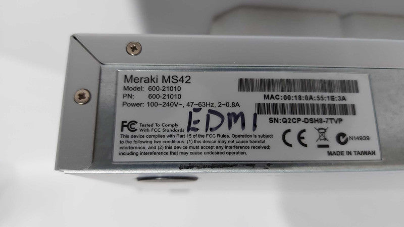 Cisco Meraki MS42 cloud Managed 48 Port GigE Switch *UNCLAIMED* #