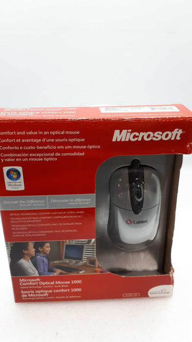 Microsoft Comfort Optical Mouse 1000 USB PC Windows Mac Open Box &