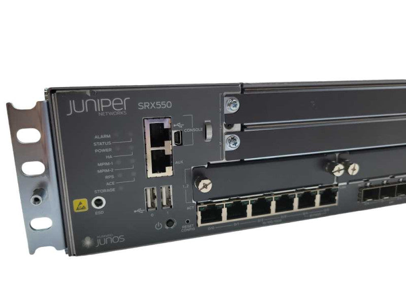 Juniper SRX550-645AP Security Appliance with BSRX-GP-16GE, 1x PSU, READ _