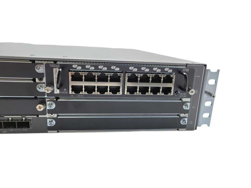 Juniper SRX550-645AP Security Appliance with BSRX-GP-16GE, 1x PSU, READ _