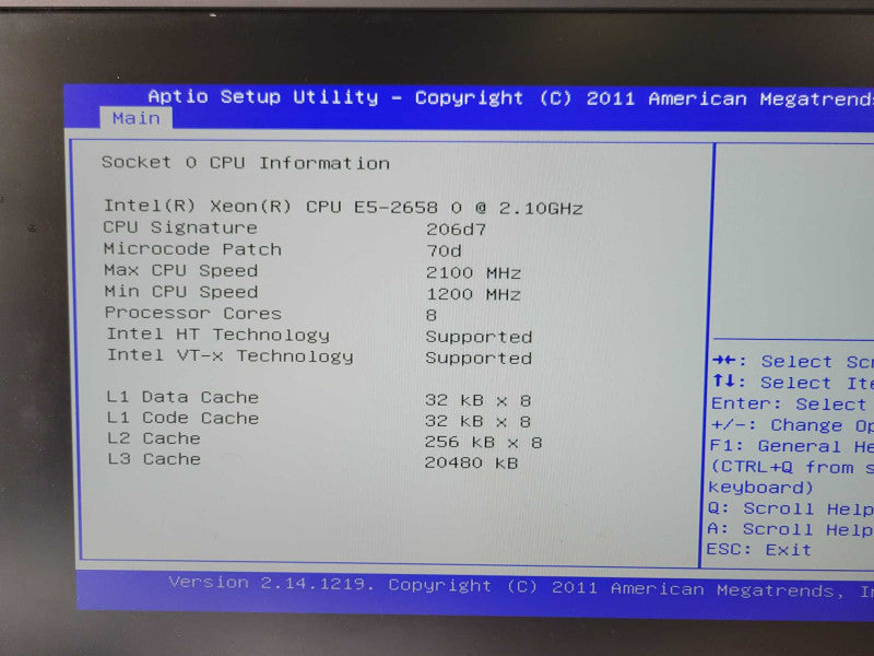Sun Oracle ZS3-2 ZFS Storage 2x Xeon E5-2658 2.1GHz, 256GB RAM, 2x PSU Q_