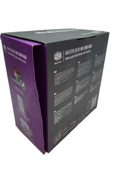 Cooler Master MasterLiquid ML120R RGB Close-Loop CPU Liquid Cooler, 120mm &