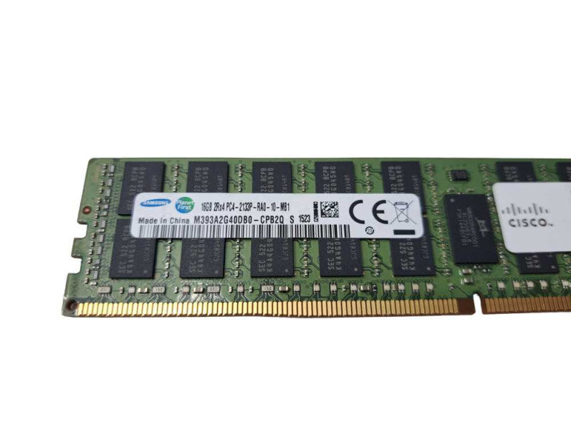 Samsung 16GB 2Rx4 PC4-2133P-RA0-10-MB1 DDR4 Server Memory Q)