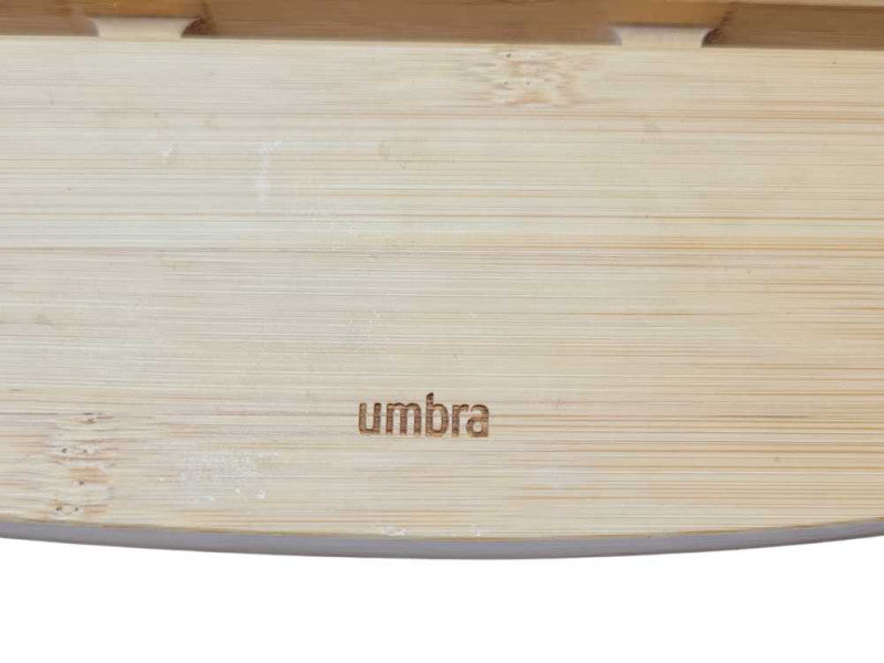umbra 020390-390 Bamboo Extendable Bathtub Tray Caddy, READ _
