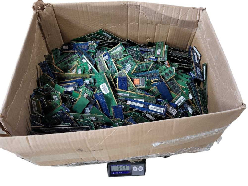 Scrap Non-Heat sink RAM/Memory 54.4lb/24.7KG AS-IS READ $