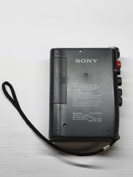 Sony TCM-200DV Handheld Cassette Clear Voice Recorder Dictation