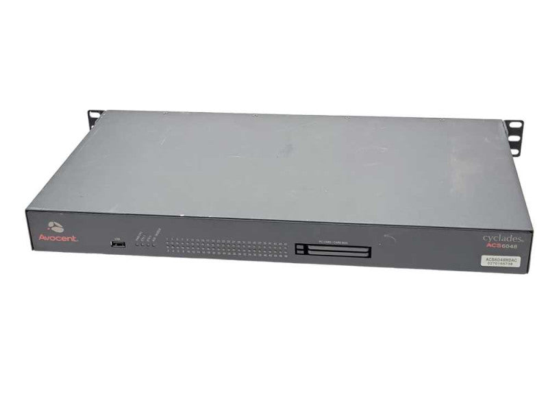 Avocent Cyclades ACS 6048 48 Port Advanced Server Console switch, 2x PSU _