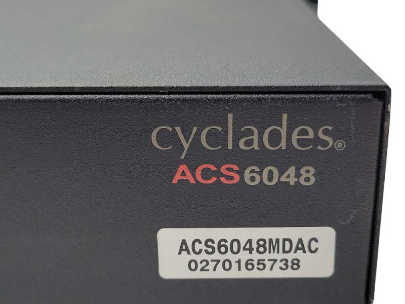 Avocent Cyclades ACS 6048 48 Port Advanced Server Console switch, 2x PSU _
