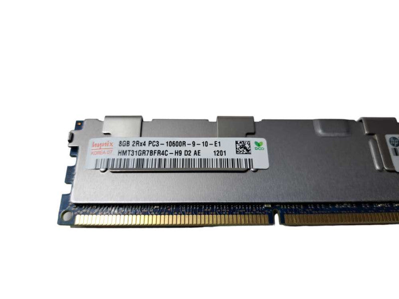 SK Hynix 8GB PC3-10600R-9-10-E1 DDR3 Server Memory + Heatsink Q)