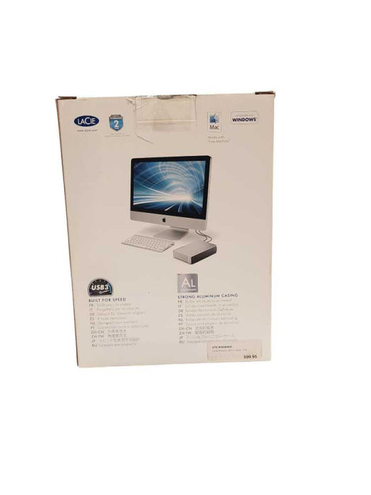 LACIE 3TB SATA PORCHE DESKTOP DRIVE EXTERNAL HDD (OPEN BOX ) :