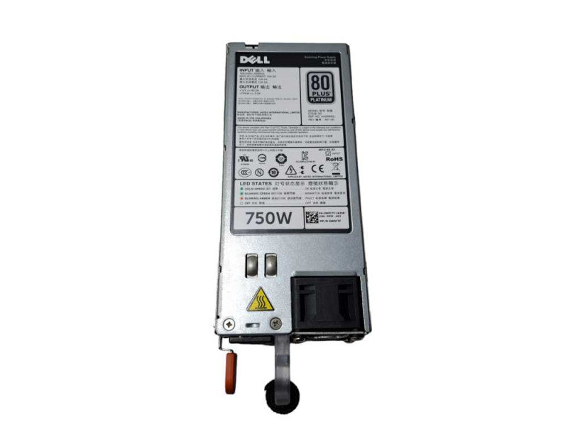 Dell E750E-S0 750W 80 Plus Platinum Power Supply for R620 R720 Dell P/N: 0W0C Q)