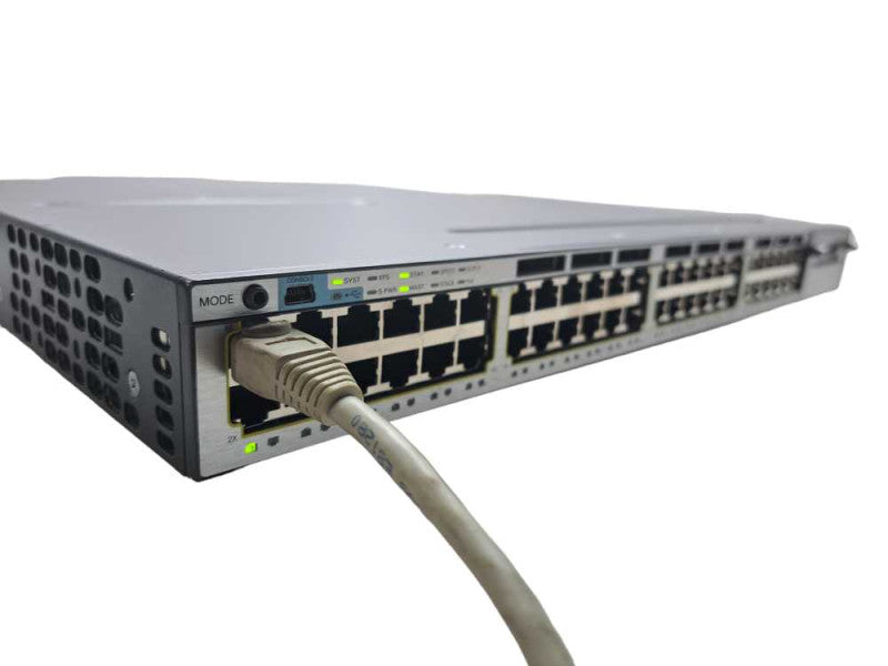 Cisco WS-C3750X-48P-S 48 Port PoE+ Gigabit Ethernet Switch 1x C3KX-PWR-715WAC )