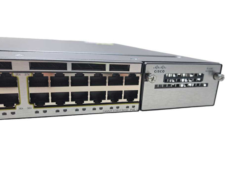 Cisco WS-C3750X-48P-S 48 Port PoE+ Gigabit Ethernet Switch 1x C3KX-PWR-715WAC )