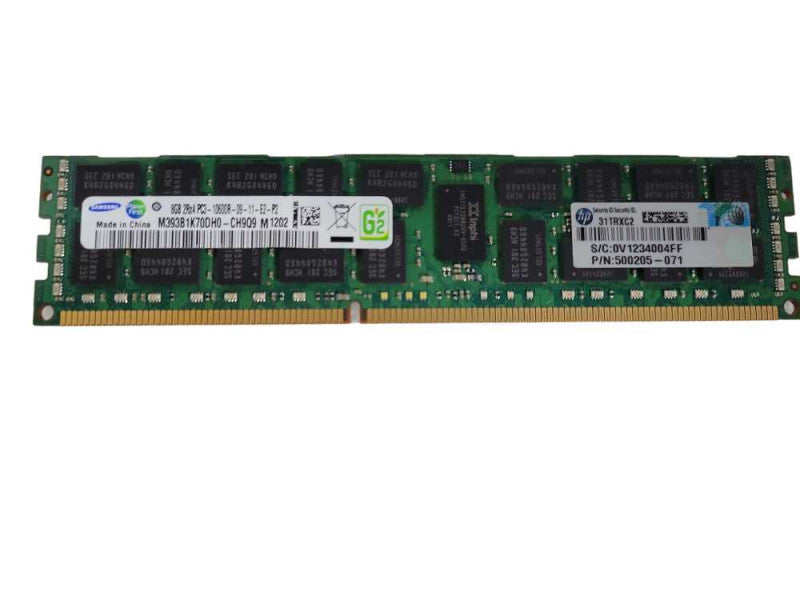 SAMSUNG 8GB 2Rx4 PC3-10600R-09-11-E2-P2 Q!