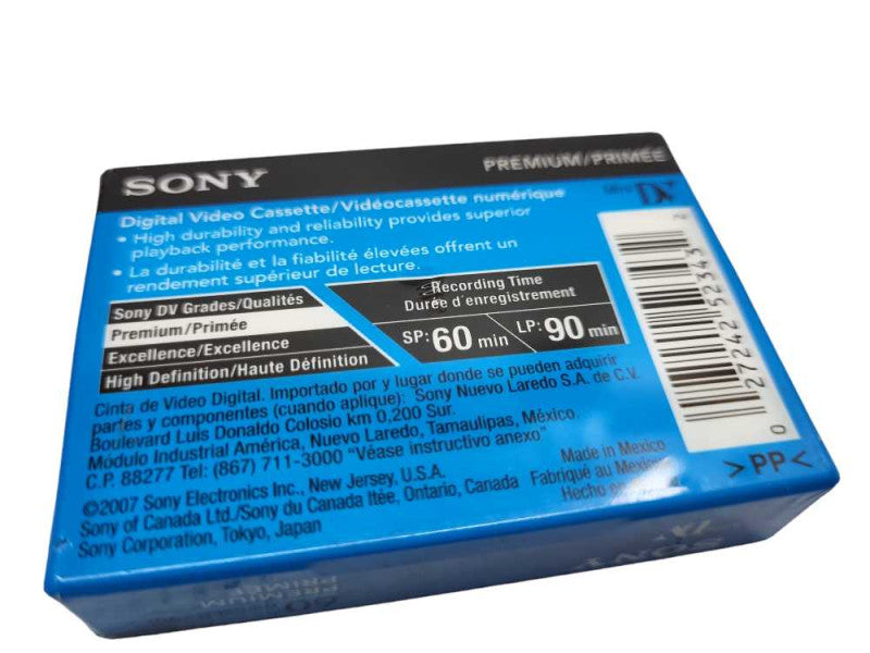 Sealed Sony DVC 4-Pack Mini DV 60 Min Blank Tapes Digital Video Cassette Prem &
