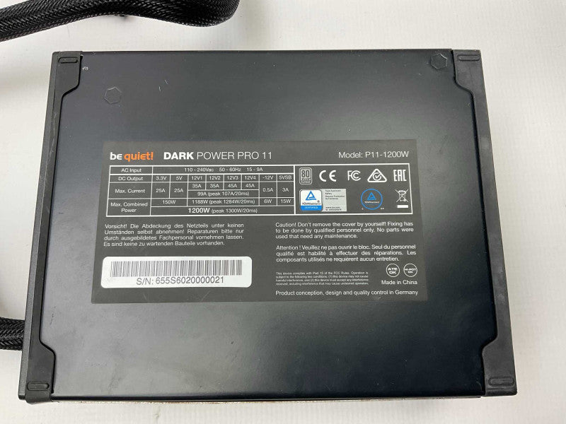 Be Quiet Dark Power PRO 11 1200W Modular PSU with cables READ  -