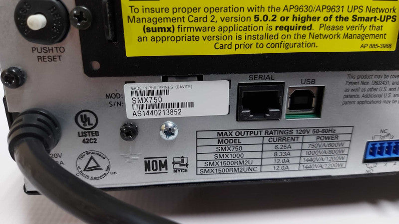 APC Smart-UPS X 750 VA UPS SMX750 - READ #