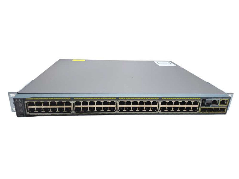 Cisco WS-C2960S-48LPS-L 48-Port Gigabit PoE+ Managed Switch w/  Stack )