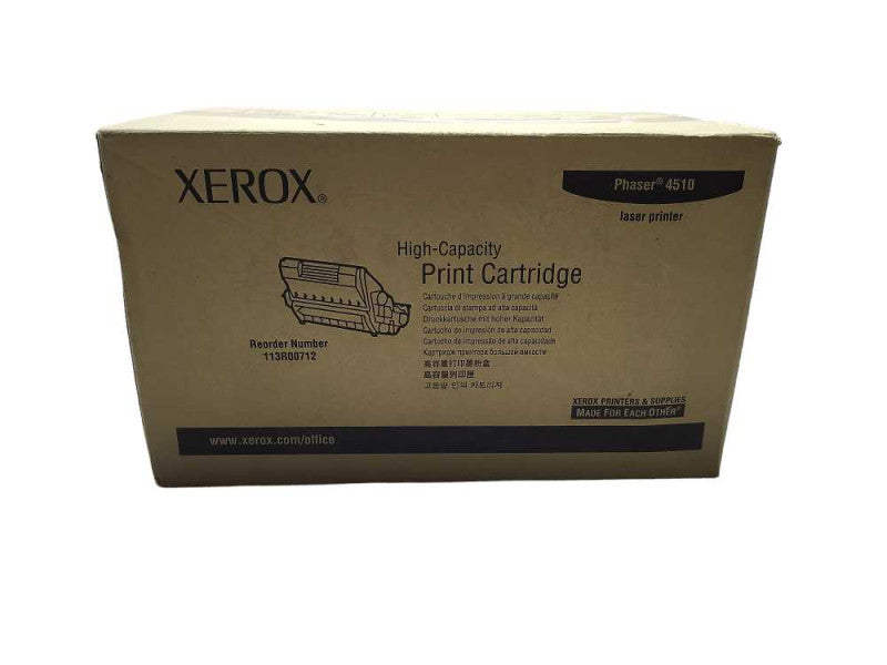 Xerox 113R00711 Black Toner Cartridge Phaser 4510 Open Box $