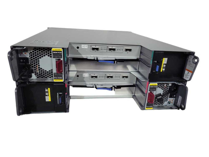 HP 3PAR-ST1112 M6720 4U SAS Drive Enclosure 24x 3.5\\" Bays 2x Controllers | QR491-63012 Q!
