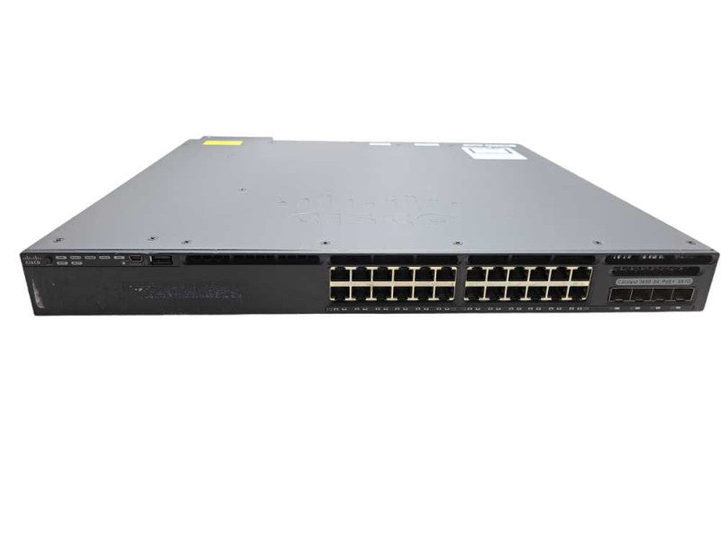 Cisco WS-C3650-24PS-L 24-Port Gigabit PoE+ Network Switch 2x PSU )