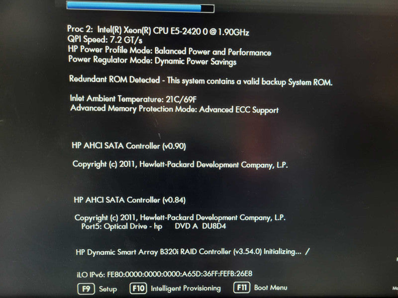 HP ProLiant DL360e Gen8 2x E5-2420 0 @ 1.90GHz 32GB ECC DDR3 B320i RAID 2.5\\" Q$