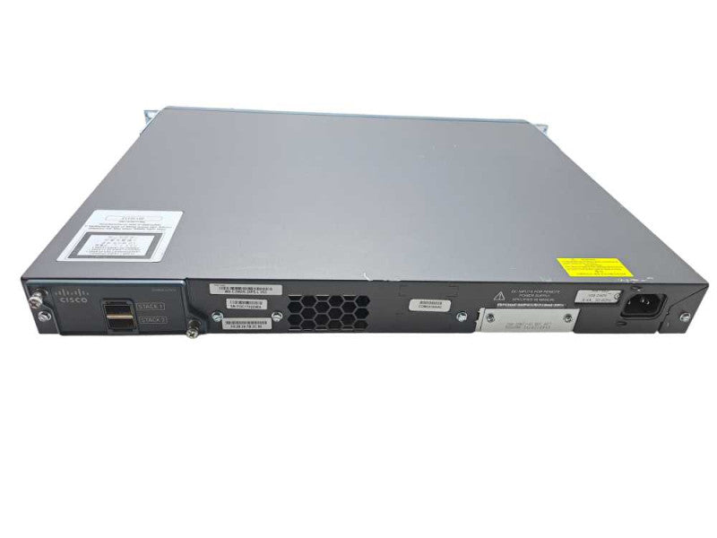 Cisco WS-C2960S-24PS-L 24 Port Gigabit 370W PoE+ Switch w/ Stack )