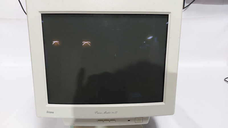 Iyama Vision Master pro 17 vintage 17\\" CRT Monitor white / includes VGA #