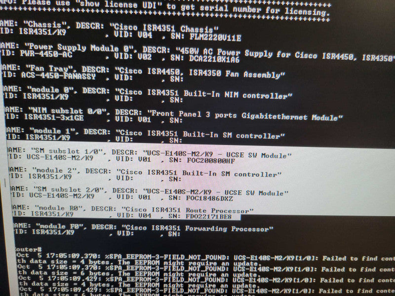 Cisco UCS-E140S-M2/K9 E-Series M2 2x 8Gb DRAM, 2x HDD, READ Q_