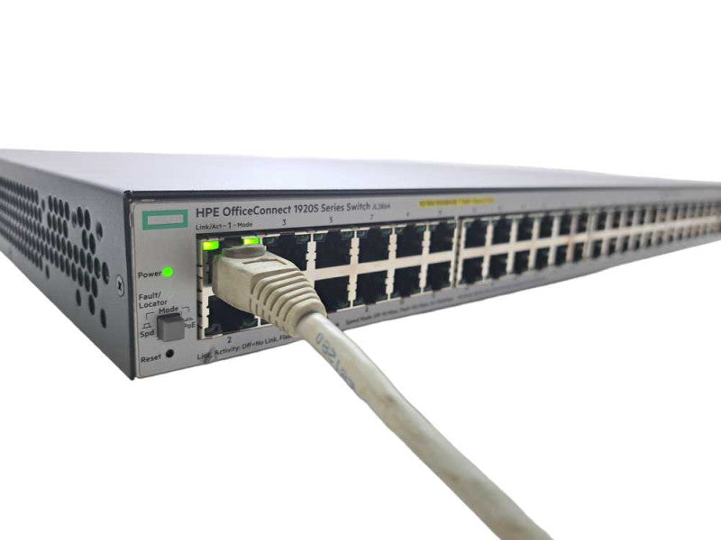 HPE OfficeConnect Switch 1920S 48G 4SFP 24 PoE+ (370W) JL386A )