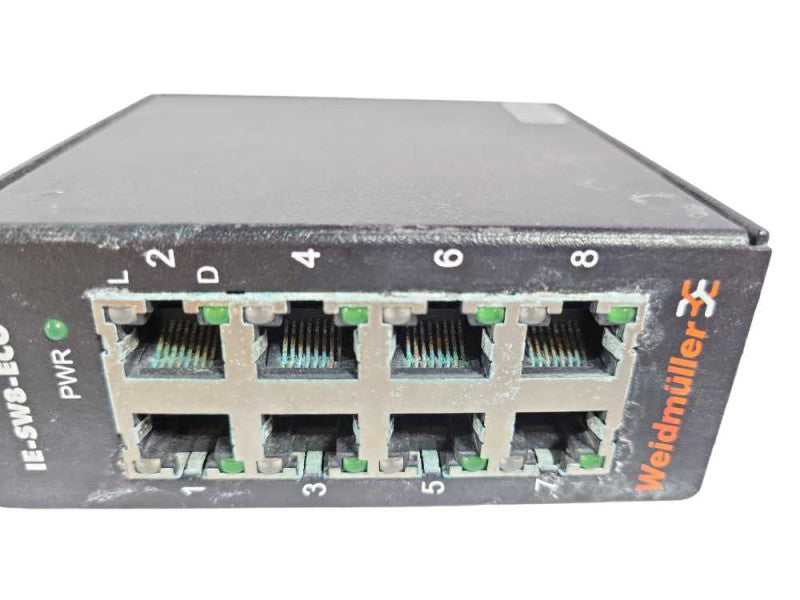 Weidmuller IE-SW8-ECO ETHERNET 8-Port SWITCH READ _