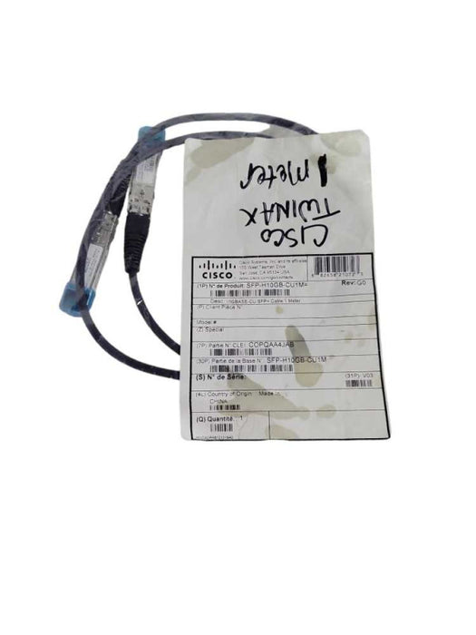 Cisco 1M SFP+ 10GbE Twinax Direct Attach Copper Cable SFP-H10GB-CU1M !