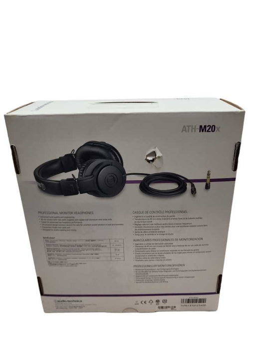 Audio-Technica ATH-M20X Professional Monitor Headphones &