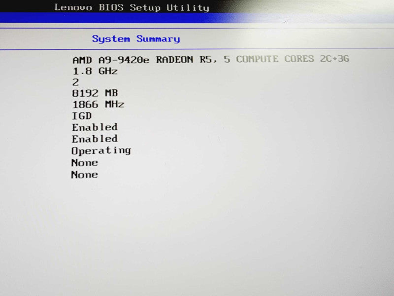 Lenovo USFF M625q AMD A9-9420E @ 1.8GHz 8GB DDR4 No HDD [Read] Q(