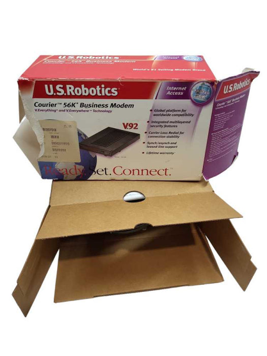 US Robotics Courier 56K V.92 Kbps Black Business Modem USR3453B &