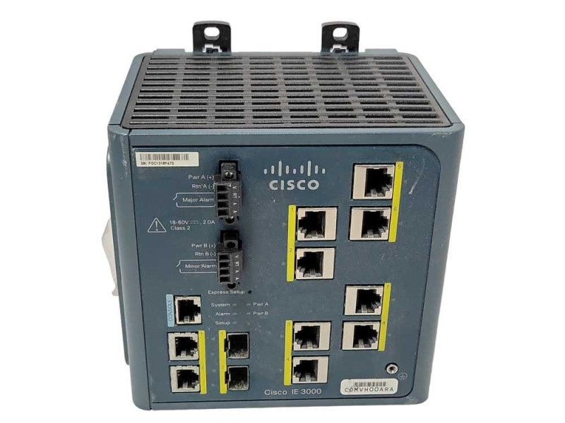 Cisco IE-3000-8TC Industrial Ethernet Switch, READ Q_