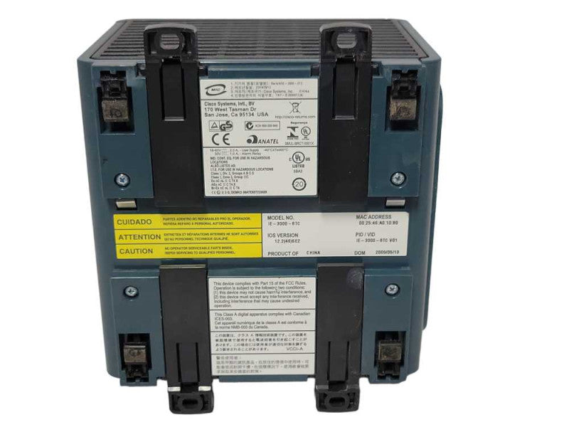 Cisco IE-3000-8TC Industrial Ethernet Switch, READ Q_