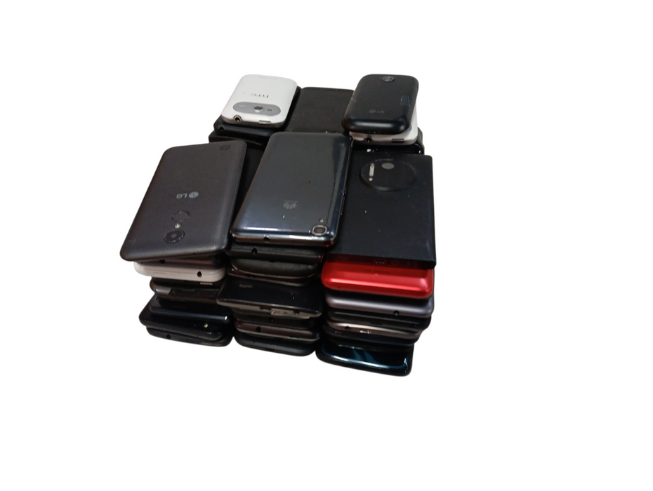 Lot of 60x Mixed Android/Windows Phones [Micro USB / AS-IS]