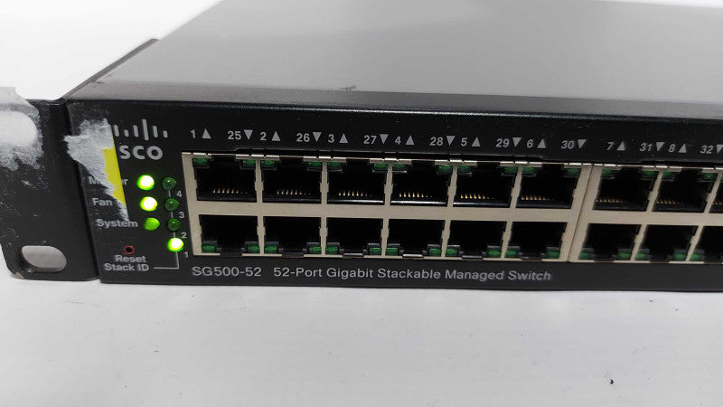 Cisco SG500-52 52x port Small business gigabit stackable managed switch  #