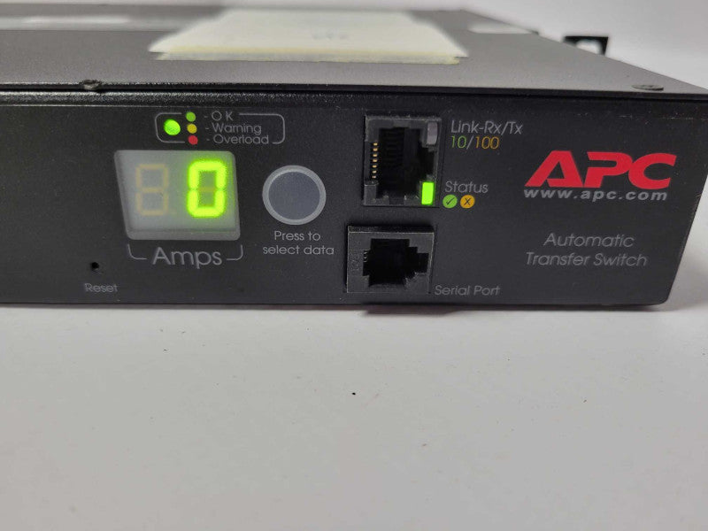 APC AP7750A Automatic Transfer Switch 10 Outlet 120V 12A 50/60Hz Q_