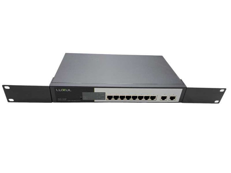 Luxul XMS-1010P 10-Port/ 8 PoE+ Gigabit Managed Switch )