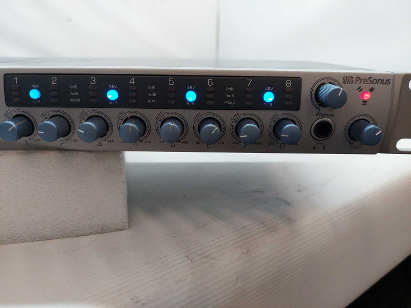 FireStudio Project PreSonus 10x10 Firewall Interface -8 XMAX Preamps- 96kHz