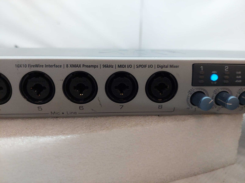 FireStudio Project PreSonus 10x10 Firewall Interface -8 XMAX Preamps- 96kHz