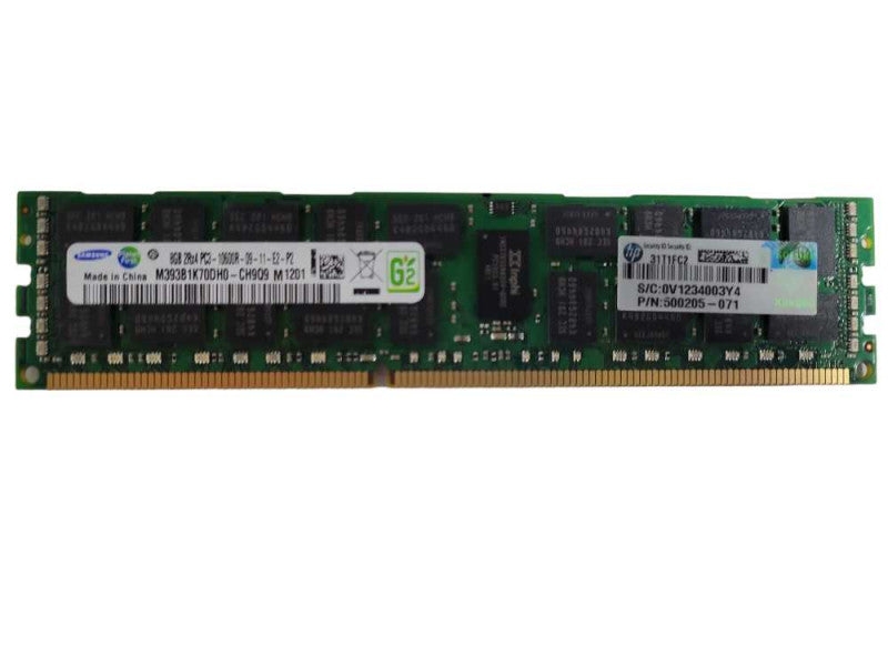 SAMSUNG 8GB 2Rx4 PC3-10600R-09-11-E2-P2 Q!